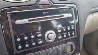 Ford focus teyp kodu girme/Focus Sony radio codu hatası çözümü/Radio kodu girme