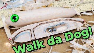 The ultimate walk the dog lure,  Making a balsa wood topwater lure #luremaking #topwater