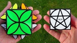 *NEW* Pentacle Cube & 4 Leaf Clover Cube puzzles by QiYi MoFangGe (unboxing, review etc)