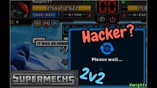 Supermechs Casual 2v2s ️‍️Hacker? [ 4k HD ]