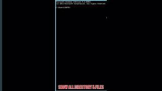 Show all directory & files | Dos command