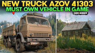 New Truck Azov 41303 in SnowRunner Must Own Vehicle in Game