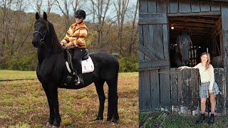 I RIDE HER FOR THE FIRST TIME! We got a HORSE! Family farm life #261 boat family and farm family