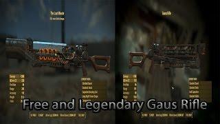 Fallout 4 How to Get Free Gaus Rifle And Buy Legend Gaus Rifle aka The Last Minute