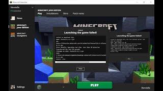 How to fix Minecraft launching the game failed | Failed to download file