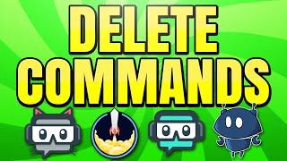 How to Delete Commands as a Mod on Twitch (Nightbot, Streamlabs Chatbot, StreamElements, Cloudbot)