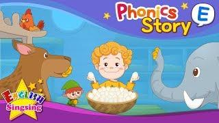 Phonics Story E - English Story - Educational video for Kids