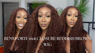 IT'S GIVING MERMAID! ISSA WIG? MUST HAVE PERFECT GLUELESS REDDISH BROWN WIG FOR FALL! REMYFORTEHAIR