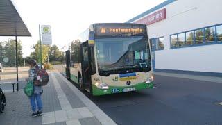 Busmitfahrt im C2 von Fontanestraße bis Wust EKZ auf der Linie W mit @berlineroffentlichkeit7