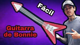 GUITARRA de BONNIE | Five Nights at Freddy's tutorial DIY Cardboard animatronico