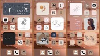 How to customize your iphones into Aesthetic Theme ios14 for Free.