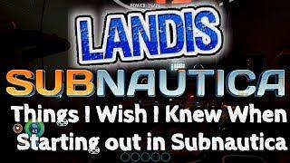 Things I wish I knew when starting out in Subnautica