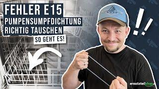 Pumpensumpfdichtung tauschen Geschirrspüler - so geht es!