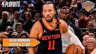 JALEN BRUNSON DELIVERS  Drops 39-PT double-double to give Knicks a 3-1 series lead | NBA on ESPN