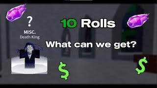 What Can We Get From 10 Rolls From The Death King In Blox Fruits