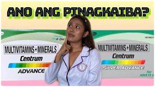 CENTRUM SILVER ADVANCE BENEFITS TAGALOG | CENTRUM SILVER vs CENTRUM ADVANCE