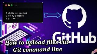 How to upload files/ folder to GitHub via command line