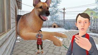 Tiny Andrew Escapes Home from Giant Dog, Igor & Vika in Schoolboy Runaway