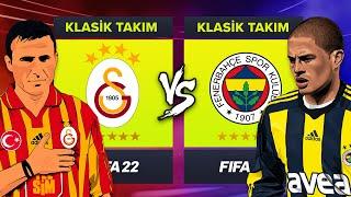 FENERBAHÇE EFSANELERİ vs GALATASARAY EFSANELERİ // FIFA 22 KARİYER MODU ALL-STAR KAPIŞMA