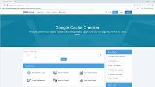 Google Cache Checker