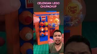 CELENGAN LEGO CHUPA CANDY!!?? #candy #legomachine #toys #vendingmachine #shorts