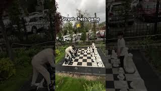 Street chess game. Chess trap for beginners you must know ️ #chess