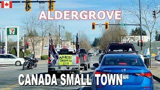 Canada Small Town - Life in Langley Township ALDERGROVE British Columbia on April 2024