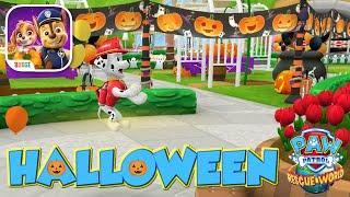 PAW Patrol Rescue World - Halloween Party at City Hall Gameplay