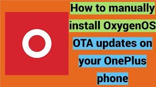 How to manually install OxygenOS OTA updates on your OnePlus phone