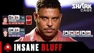 Ronaldo's SICK Bluff ️ Best of Shark Cage ️ PokerStars