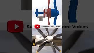 Contra-Rotating Propellers in #solidWorks #shorts | Master CAD Studio #3danimation #3ddesign