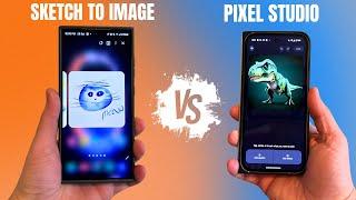 Samsung Galaxy AI Sketch To Image vs Google Pixel Studio - Which One Is Better?