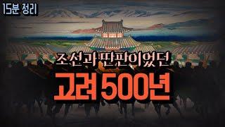 15분간 옛이야기 듣듯 정리하는 '고려 역사 500년'