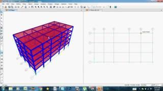 Sap2000 Tutorial :  How to Model Building by using Easier and Faster Method for Beginners .