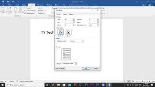 How to change margins (top,bottom,left,right) in Microsoft Word 2020