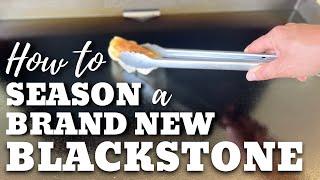 How to Season a New Blackstone Griddle
