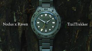 The Nodus x Raven TrailTrekker is a Rugged True GMT for the Masses