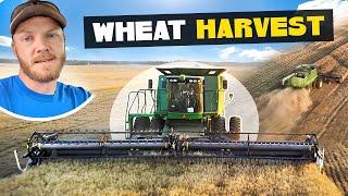 Kansas Wheat Harvest | DAY 1 | EPIC Drone Footage