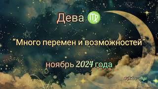 "Много перемен и возможностей" для Девы  в ноябре 2024 года.