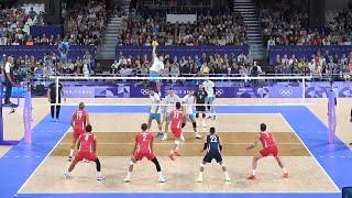 Volleyball USA - Argentina Amazing Match Highlights Paris Olympics