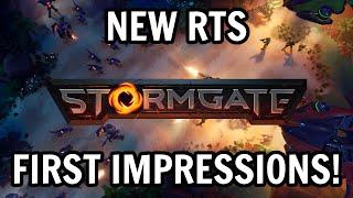 STORMGATE FIRST IMPRESSIONS! - New RTS by Frost Giant & Why I'm Excited!