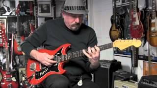 1960s Hagstrom III Guitar Demo