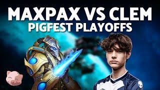 MAXPAX vs CLEM: First Elimination Match! | $10,000 PiGFest 5.0 (Bo7 PvT) - StarCraft 2