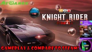 Atgames 4K Pinball - First Look & Gameplay Of Zen Studios Knight Rider Pinball!