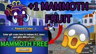 FREE MAMMOTH FRUIT CODE BLOXFRUITS (OP) | ROBLOX