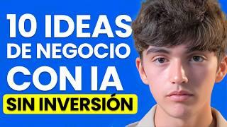 10 Ideas de Negocio con Inteligencia Artificial para Empezar Sin Inversión en 2024