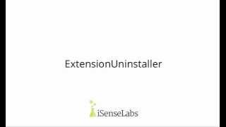 How ExtensionUninstaller module works