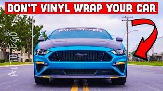 WARNING don’t WRAP your CAR before WATCHING this VIDEO!!? THE pros AND the CONS of a WRAPPED car?!!