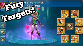 Smashing Fury Targets In KvK! - Lords Mobile