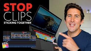 Final Cut Pro X MOVING CLIPS In Timeline - STOP The Magnetic Timeline